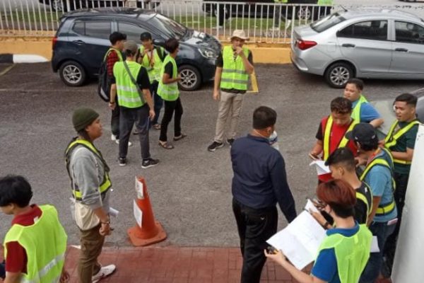 Latihan Amali Cadastral Survey SKM Geomatik | GSI